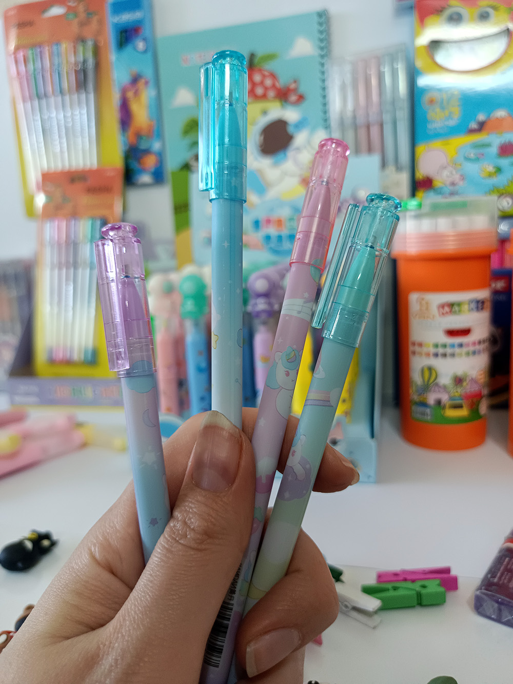 خودکار پاک کن دار فانتزی دخترانه کد 0015